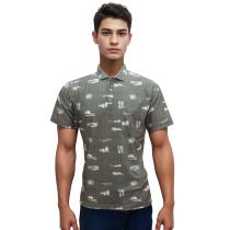 Print Green T-shirt : Regular