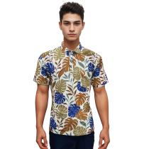 Print Blue T-shirt : Regular