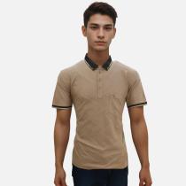 Stripes Khakhi Shirt : Regular