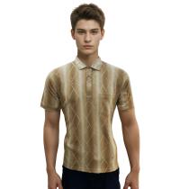 Print Khakhi Shirt : Regular