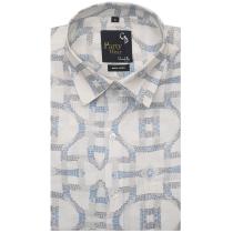 Print Gray Shirt : Party