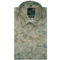 Print Green Shirt : Party