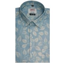 Print Blue Shirt : Ditto
