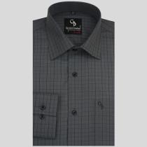 Checks Gray Shirt : Business