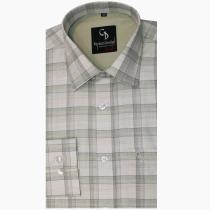 Checks Gray Shirt : Business