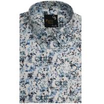 Print Green Shirt : Party