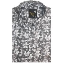 Print Gray Shirt : Party