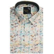 Print Green Shirt : Party