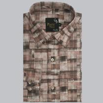 Print Peach Shirt : Party