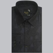 Print Dark Gray Shirt : Party