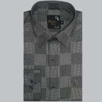 Print Gray Shirt : Party