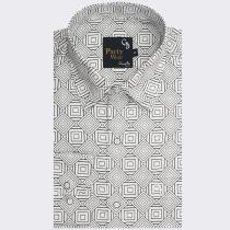 Print Green Shirt : Party