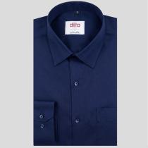 Self Design Navy Blue Shirt : 