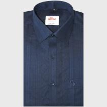 Self Design Navy Blue Shirt : Ditto
