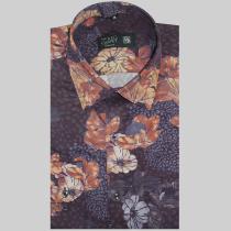 Print Brown Shirt : Ditto