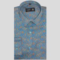 Print Blue Shirt : Ditto