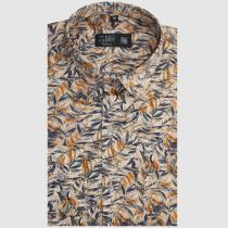 Print Brown Shirt : Ditto