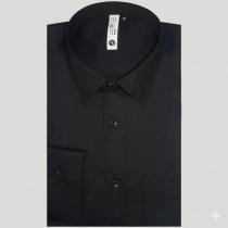 Plain Black Shirt : Slim