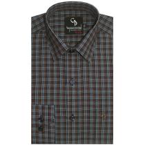 Checks Brown Shirt : Business