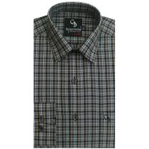 Checks Black Shirt : Business