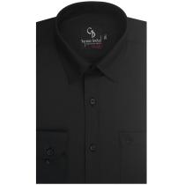 Plain Black Shirt : Business