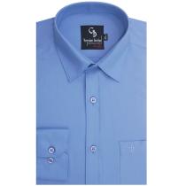 Plain Blue Shirt : Business