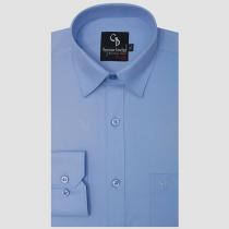 Plain Blue Shirt : Business