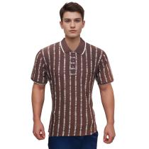 Stripes Brown T-shirt : Regular