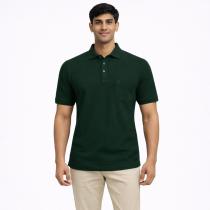 Plain Dark Green Shirt : Regular