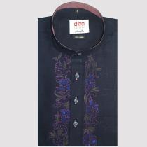 Combination Navy Blue Shirt : Ditto