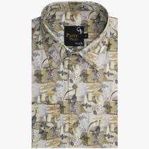 Print Green Shirt : Party