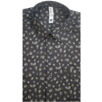 Print Brown T-shirt : Slim