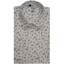 Print Cream Shirt : 