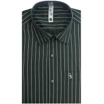 Stripes Dark Green Shirt : Slim