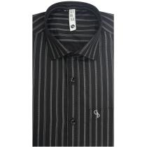 Stripes Black Shirt : Slim