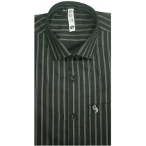 Stripes Dark Green Shirt : Slim