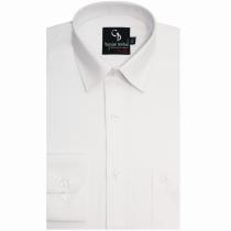 Self Design White Shirt : Business
