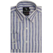 Stripes Blue Shirt : Business