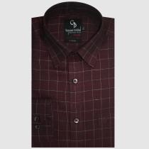 Checks Brown Shirt : Business