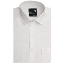 Self Design White Shirt : Business