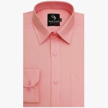Self Design Pink Shirt : Business