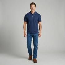 Selfdesign Dark Blue T-shirt : Regular