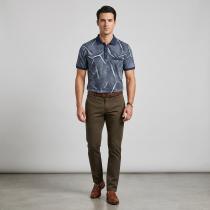 Print Dark Blue T-shirt : Regular