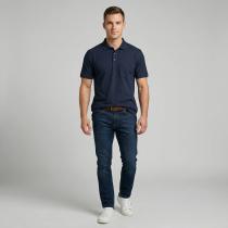Plain Navy Blue Shirt : Regular