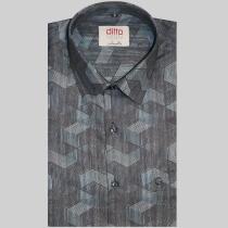 Print Blue Shirt : Ditto