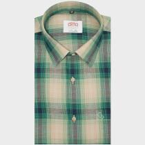 Checks Green Shirt : 