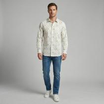 Print Green Shirt : Party