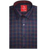 Combination Navy Blue Shirt : Party