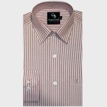 Stripes Brown Shirt : Business