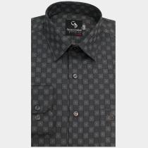 Checks Gray Shirt : Business